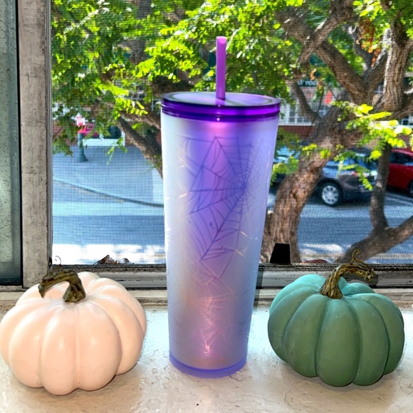 Starbucks Fall 2021 Purple Spiderweb Tumbler Limited Edition